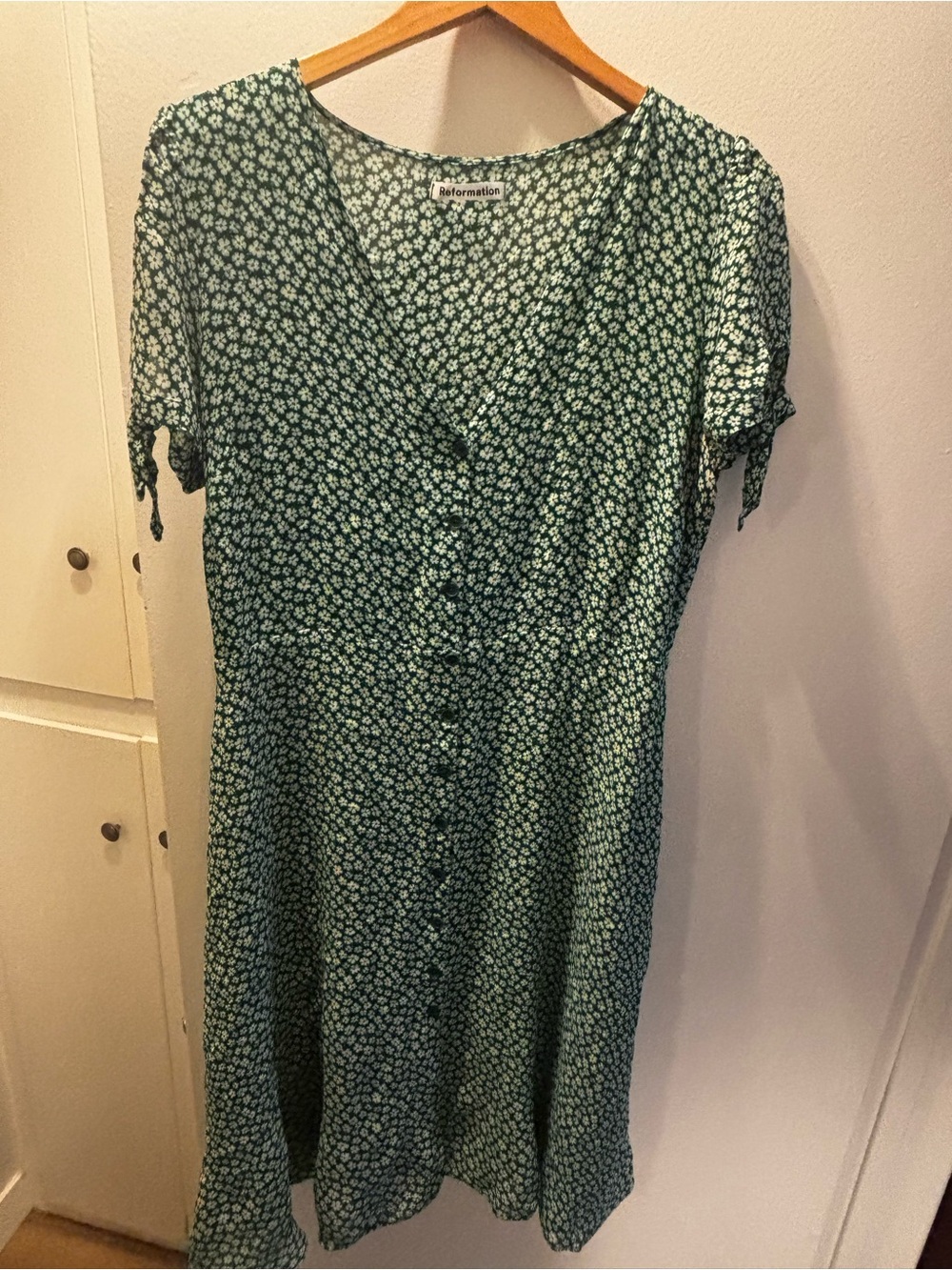 Reformation Rosalinda Midi Dress size 16 - Picture 8 of 8